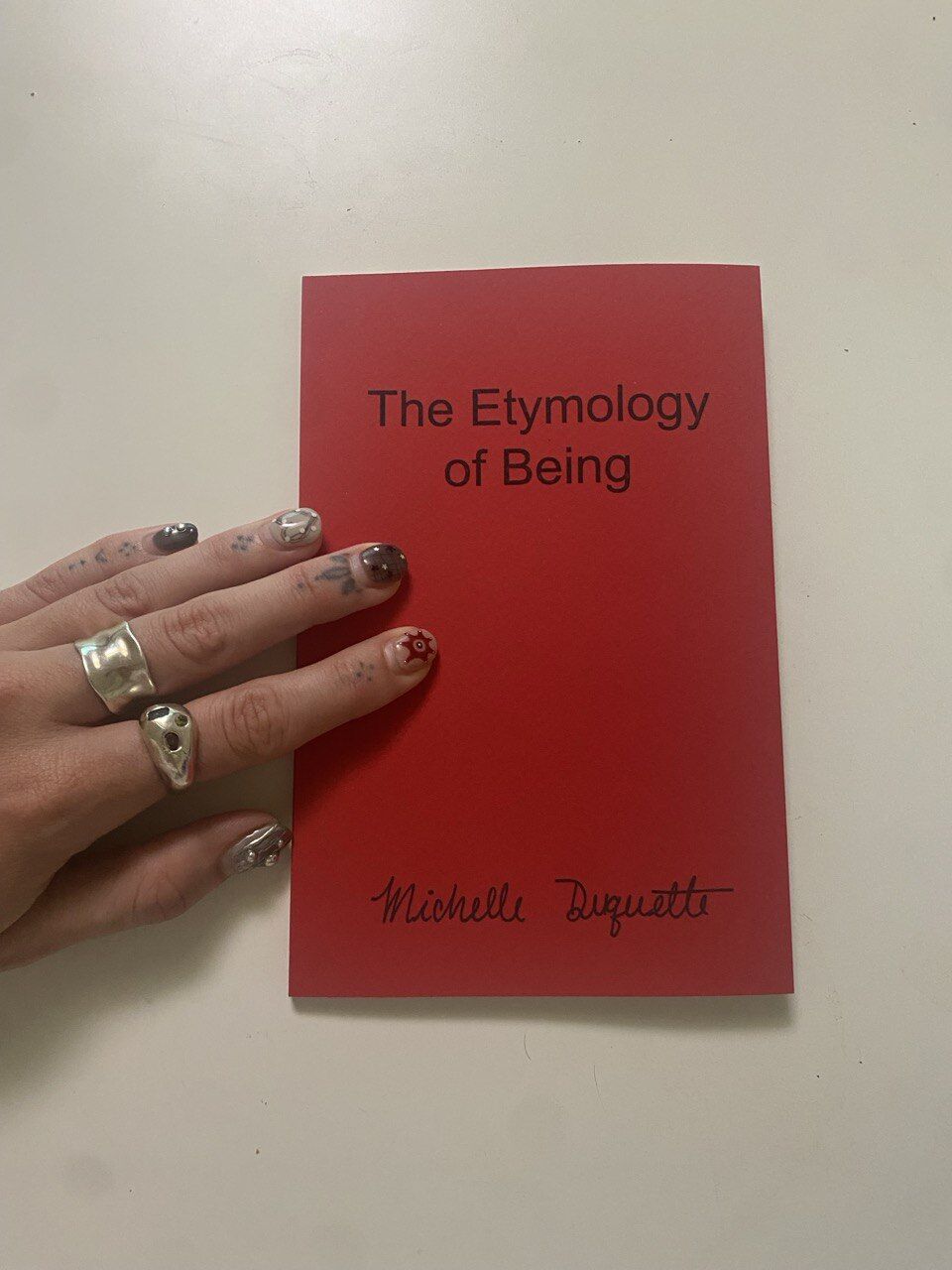 Etymology of Being, a poetry book by Michelle Duquette